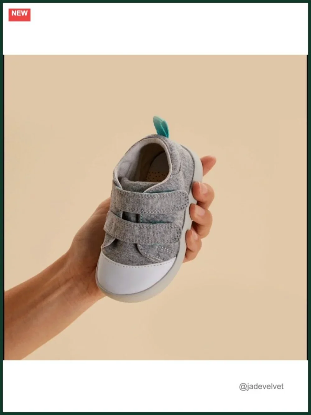 Lightweight Breathable Cotton Baby Walker Sneakers Non-Slip Wide Feet Hook &